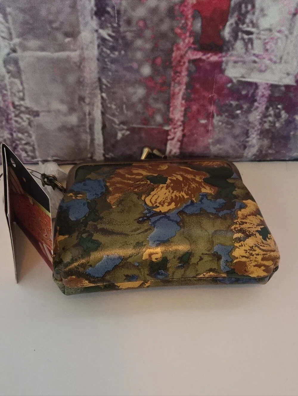 Patricia Nash Floral Coin Purse With Kisslock NWT